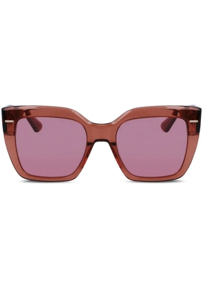 Calvin Klein square-frame sunglasses - Brown