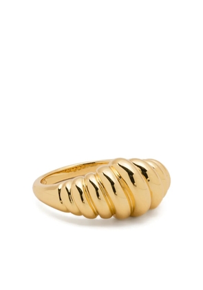 Eddie Borgo 12K yellow gold Bombay rope ring