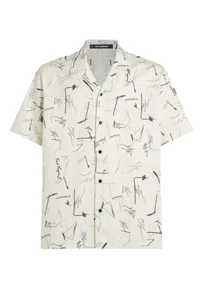 Karl Lagerfeld printed shirt - White