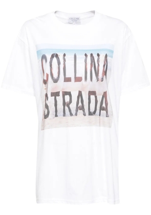 Collina Strada Horse beach graphic tee - White