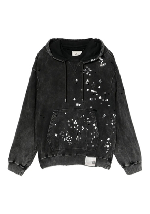 Maison MIHARA YASUHIRO stud-embellished hoodie - Black