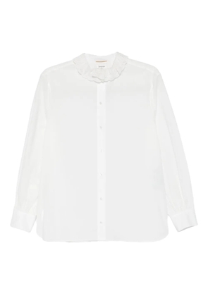 Saint Laurent lace-collar shirt - White