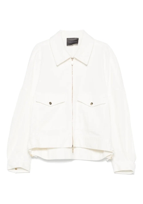 Lorena Antoniazzi zip-up jacket - White