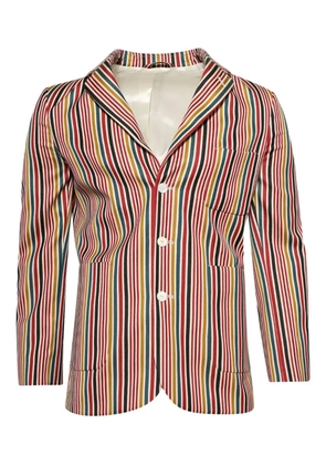 BODE Lawrence striped suit jacket - Red