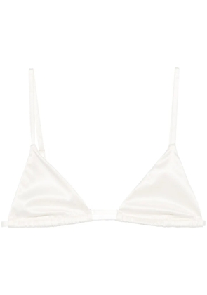 TOTEME satin bralette - White