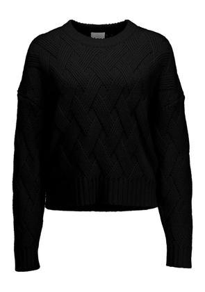 Allude cable-knit knit - Black