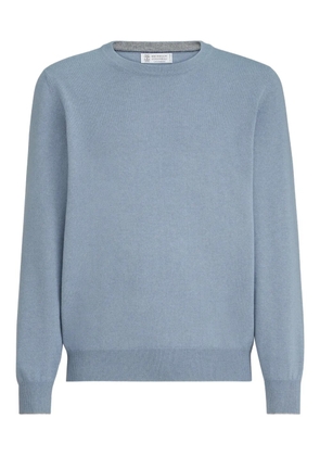 Brunello Cucinelli crew-neck sweater - Blue