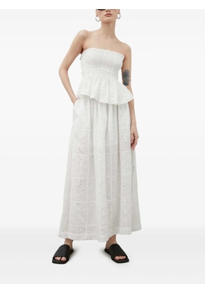 HERSKIND smocked top - White