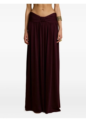 ARCINA ORI Alessia draped maxi skirt - Red