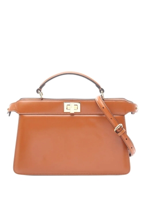 Fendi Pre-Owned 2010-2025 Peekaboo ISeeU East West Bag satchel - Brown