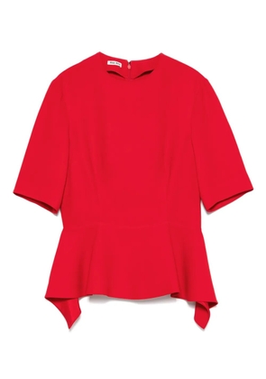 Miu Miu Pre-Owned 2000s peplum top - Red