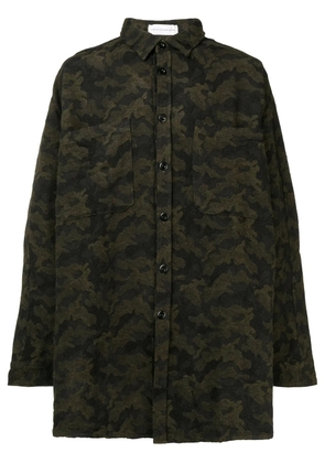 Faith Connexion camouflage print shirt - Gold