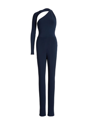 Ralph Lauren Collection one-shoulder cutout-detail jumpsuit - Blue
