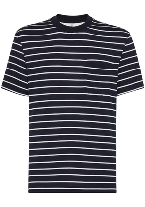 Brunello Cucinelli striped T-shirt - Blue