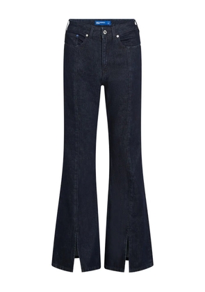 Karl Lagerfeld Jeans high-rise slit jeans - Blue