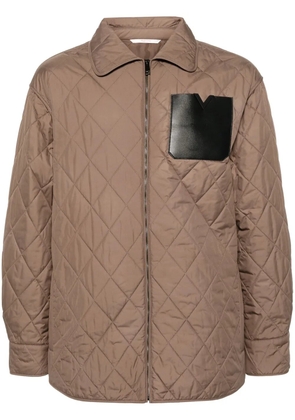 Valentino Garavani diamond-quilted jacket - Neutrals