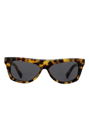 Jacquemus tortoiseshell geometric sunglasses - Brown