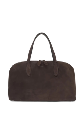 TOTEME medium Day suede tote bag - Brown