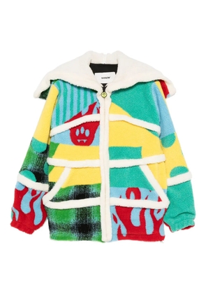 BARROW logo-motif zip-up jacket - Green