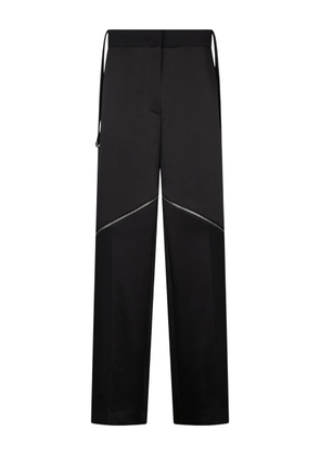 LIU JO zip wide trousers - Black