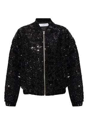 IRO sequin bomber jacket - Black