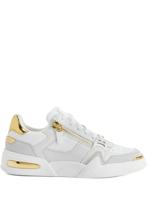 Giuseppe Zanotti Gz-ghost zip-detail sneakers - White
