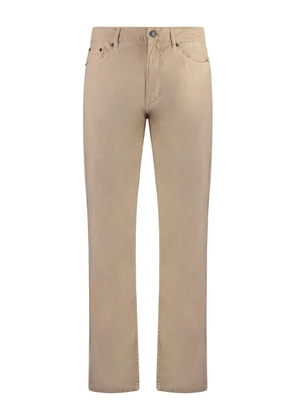 Gant logo-patch straight-leg jeans - Neutrals