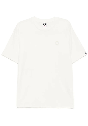 AAPE BY *A BATHING APE® logo-patch T-shirt - Neutrals