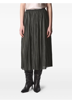 Roberto Collina pleated midi skirt - Green