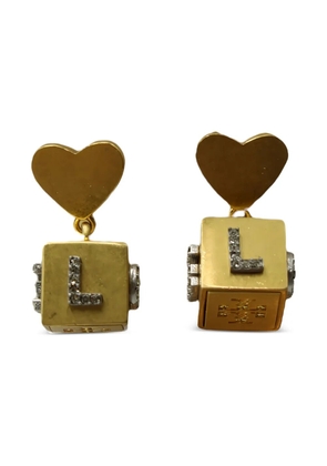 Tory Burch Love Cube earrings - Gold