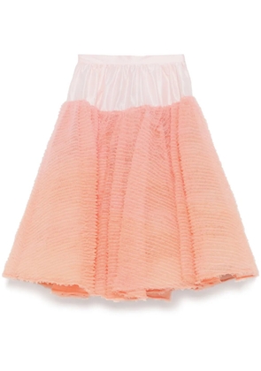 Viktor & Rolf ruffled midi skirt - Pink