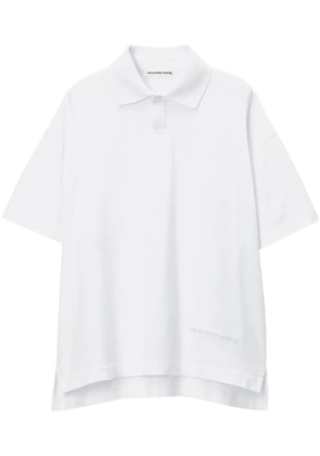 Alexander Wang cotton polo shirt - White