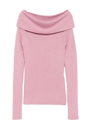 LIU JO ribbed sweater - Pink