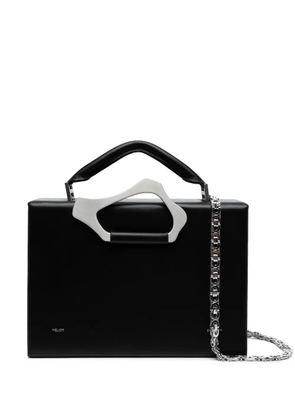 HELIOT EMIL Arenite leather shoulder bag - Black