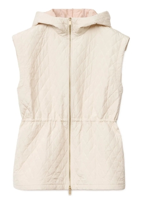 Fabiana Filippi diamond-quilted gilet - White