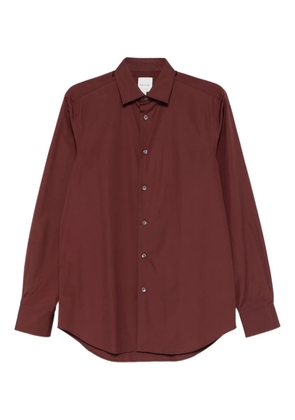 Paul Smith Signature Stripe-cuffs shirt - Red