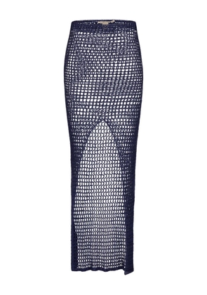 PARAMIDONNA crochet skirt - Blue