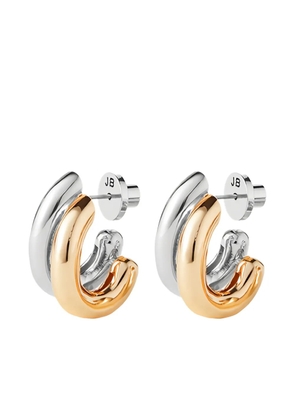 Jenny Bird Florence two-tone earrings - Silver