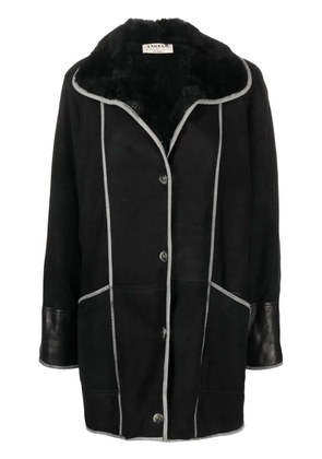 A.N.G.E.L.O. Vintage Cult 1980s single-breasted shearling coat - Black