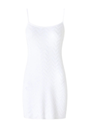 Missoni zigzag-pattern mini dress - White