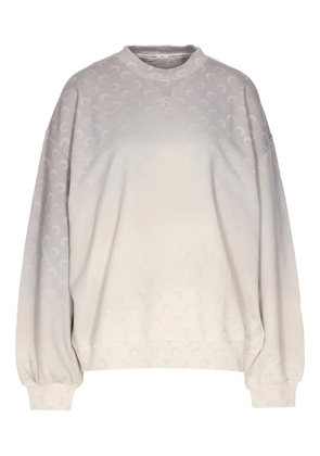 Marine Serre Moon-logo sweatshirt - Grey