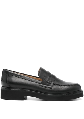 Doucal's penny-slot loafers - Black