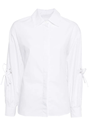 ALOHAS Sugar lace-up shirt - White