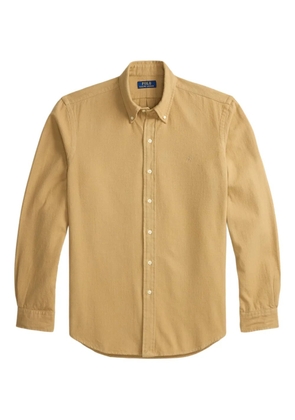 Polo Ralph Lauren embroidered-logo shirt - Brown
