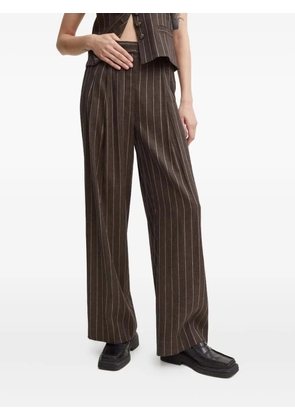 Day Birger Et Mikkelsen striped high-waisted trousers - Brown