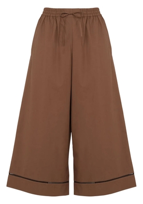 Yves Salomon cropped trousers - Brown