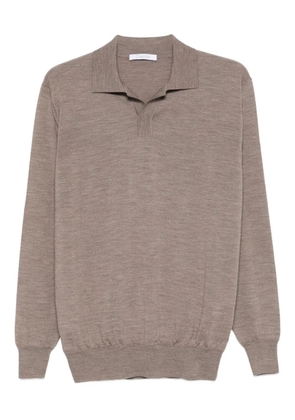 Cruciani wool polo shirt - Brown