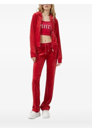 Juicy Couture embroidered zip-up hoodie