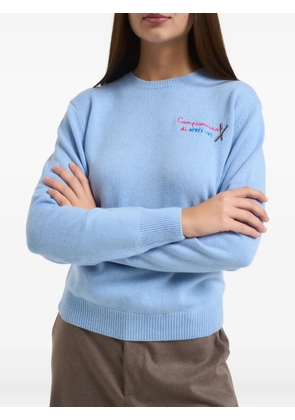 MC2 Saint Barth embroidered sweater - Blue