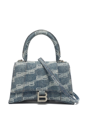 Balenciaga Pre-Owned small BB monogram hourglass handle bag - Blue